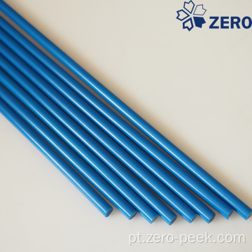 Haste de acetal de cor azul